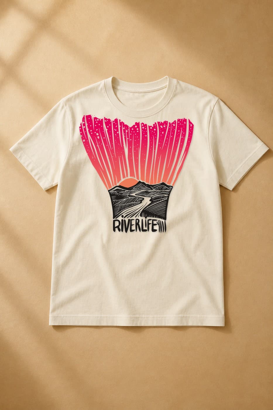 River Life chalk tee
